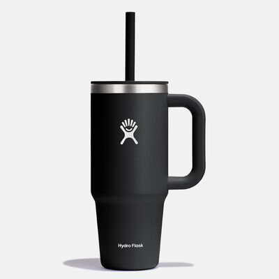 24oz All Around Travel Tumbler כוס שתיה עם ידית צד וקש